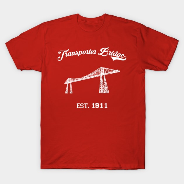 TRANSPORTER BRIDGE T-Shirt by Luckythelab